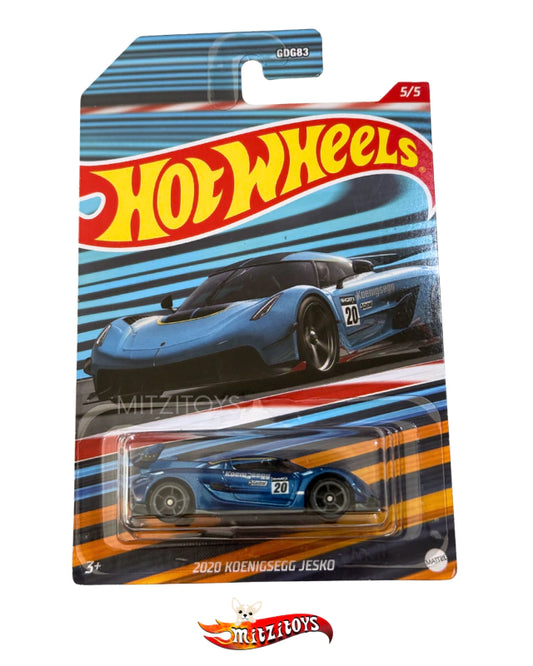 2020 Koenigsegg Jesko Azul, 5/5; Hot Wheels Silver