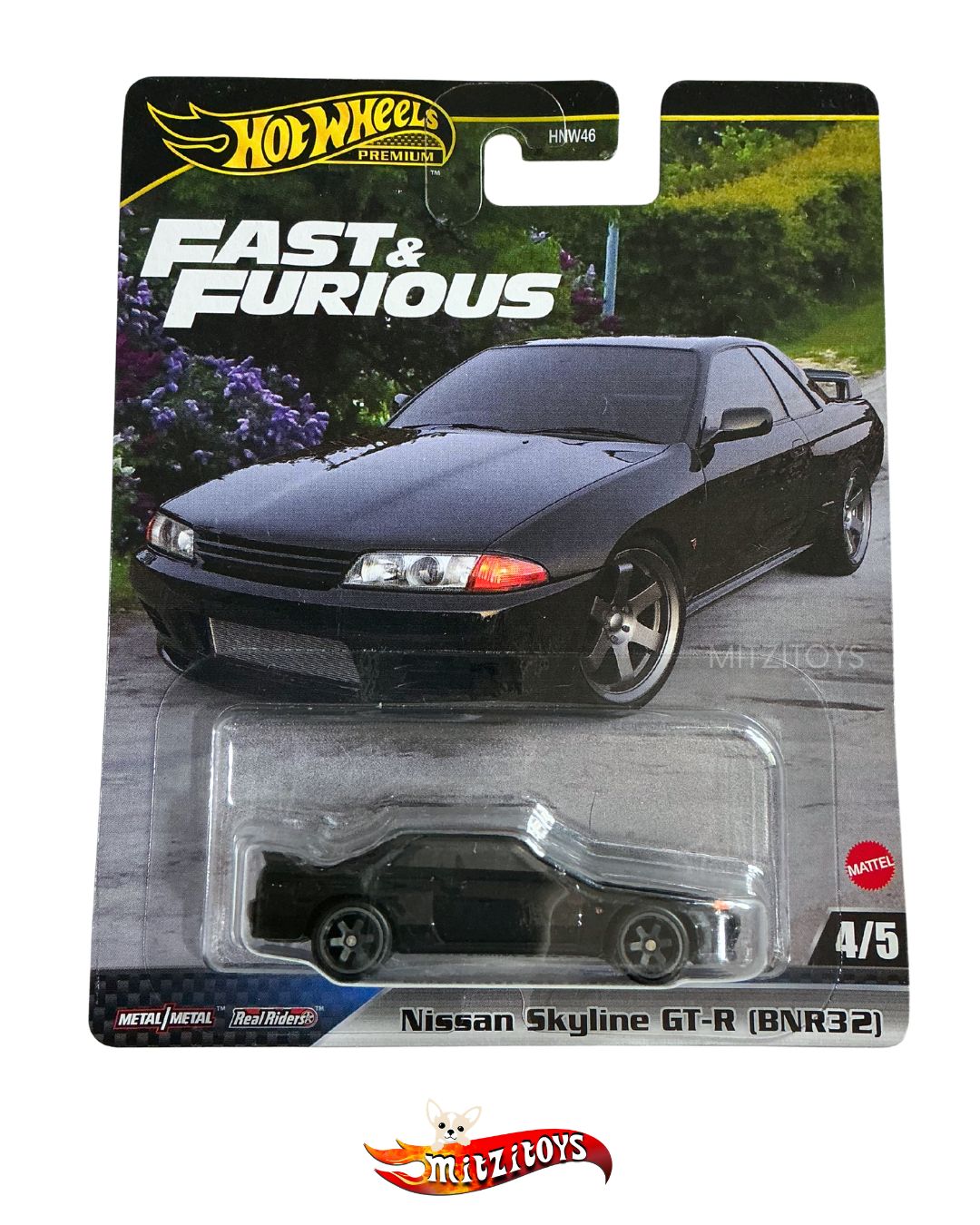 Nissan Skyline GT-R (BNR32) 4/5 - Fast & Furious - Hot Wheels Premium