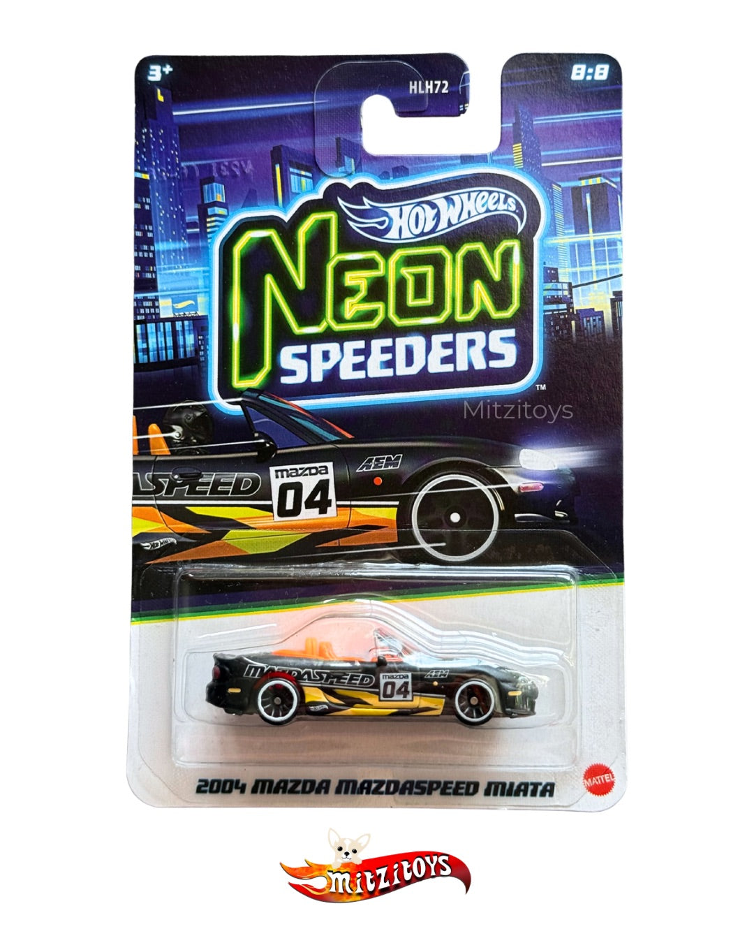 2004 Mazda Mazdaspeed Miata (8/8) - Neon Speeders - Hot Wheels 