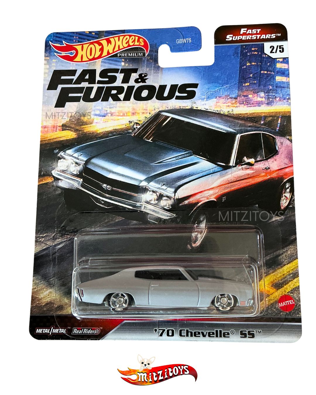 '70 Chevelle SS 2/5 - Fast & Furious: Fast Superstars - Hot Wheels Premium