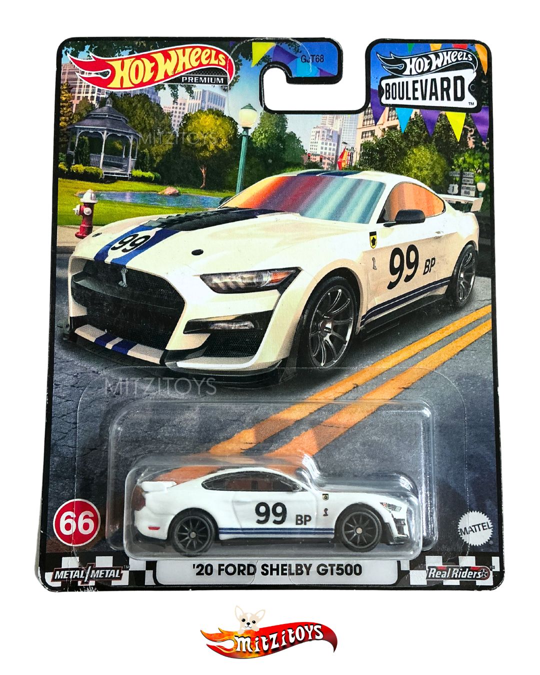 '20 Ford Shelby GT500 #66 - Boulevard - Hot Wheels Premium