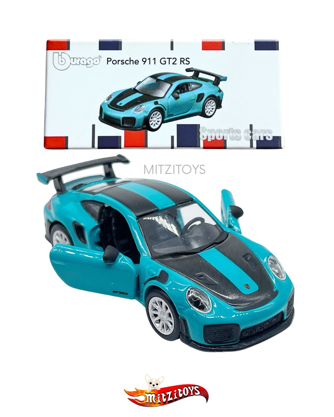 Porsche 911 GT2 RS - Burago: Sports Cars (1:64)
