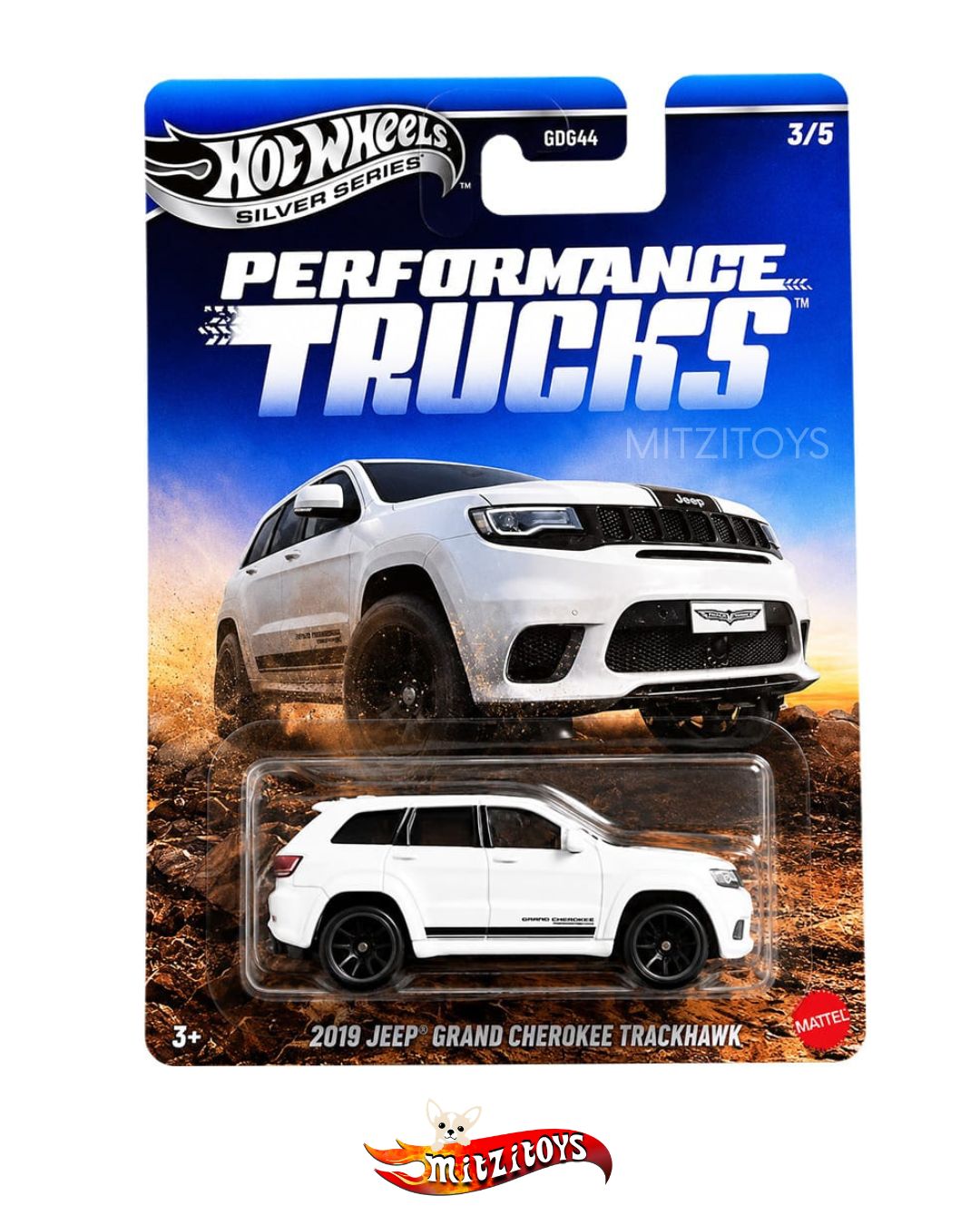 2019 Jeep Grand Cherokee Trackhawk (3/5) - Performance Trucks - Hot Wheels Silver Series