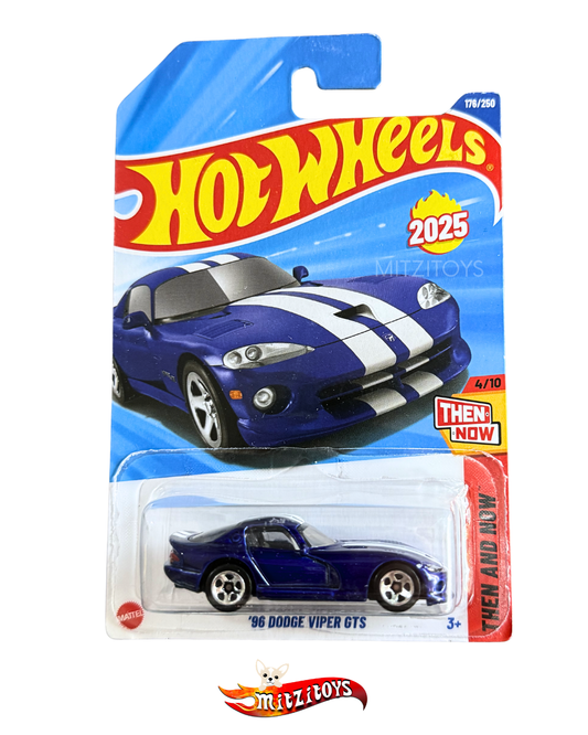 '96 Dodge Viper GTS; Azul; 176/250; Then and Now (4/10); Hot Wheels Básico