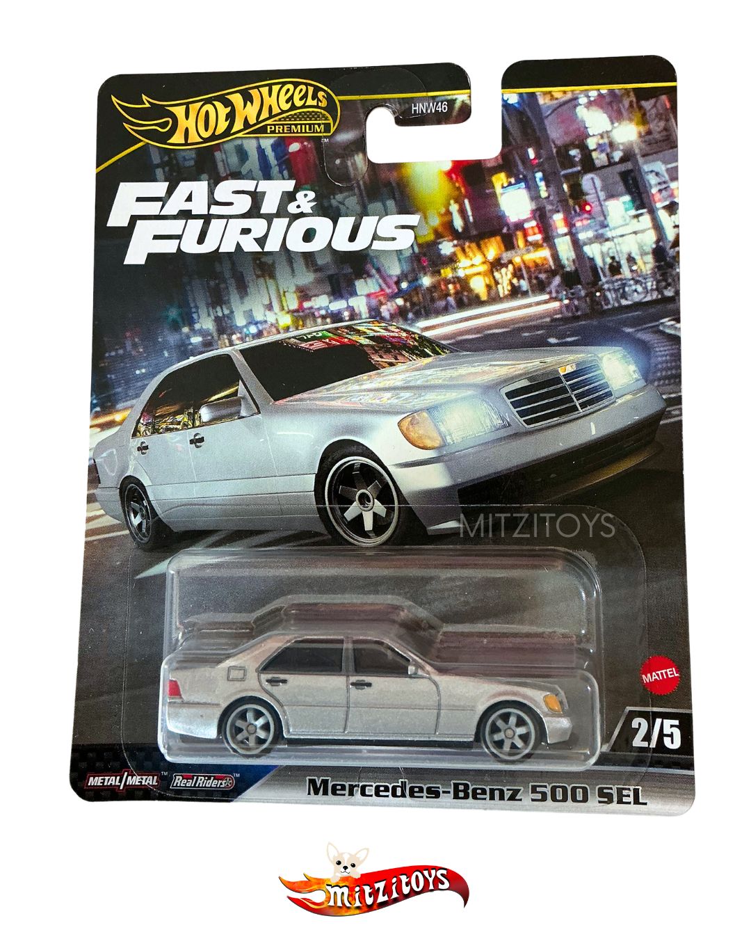 Mercedes-Benz 500 SEL 2/5 - Fast & Furious - Hot Wheels Premium
