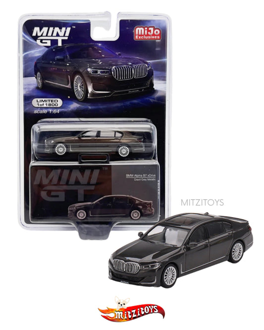 BMW Alpina B7 xDrive Dravit Grey Metallic - Mini GT 1/64 - Mijo Exclusives