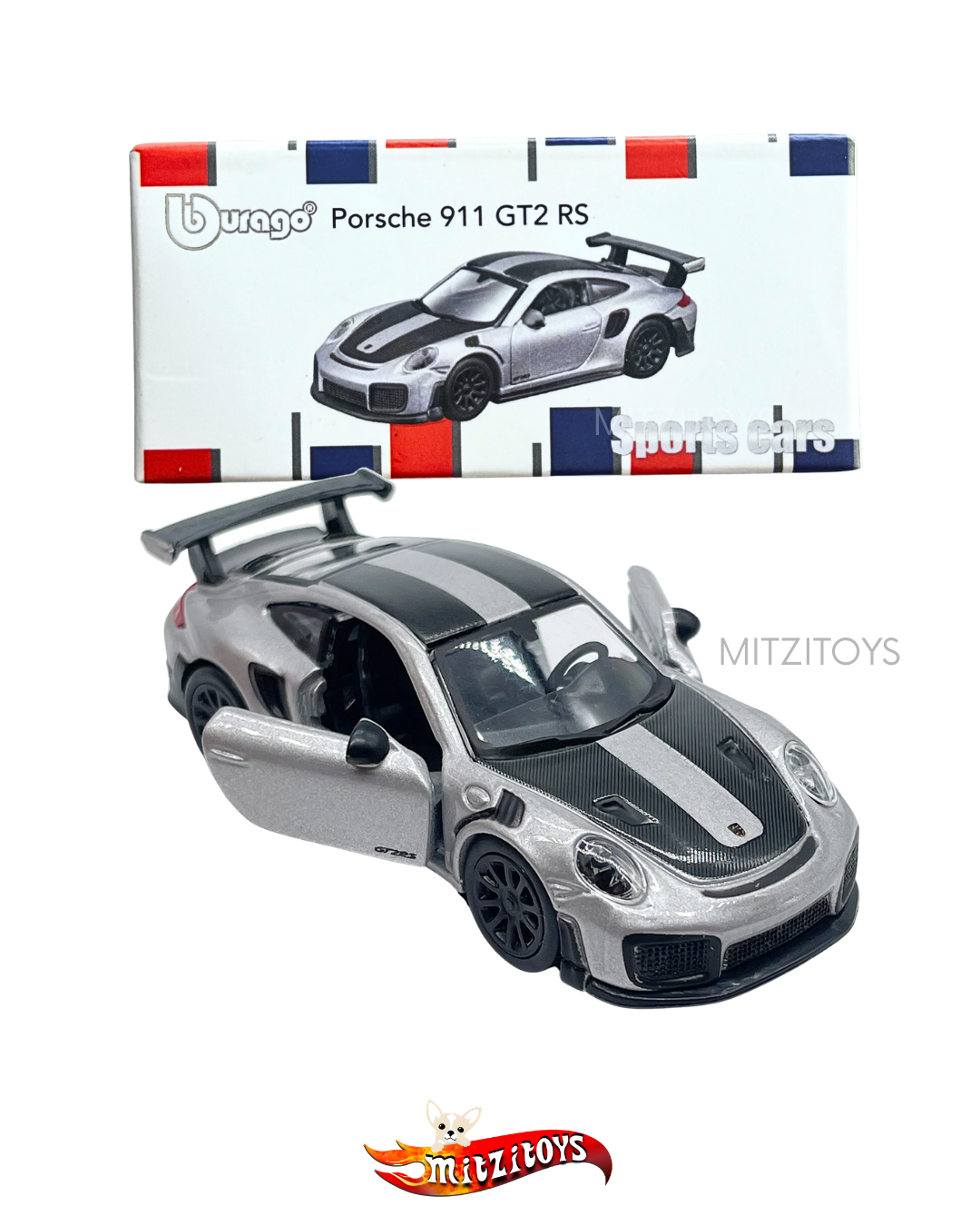Porsche 911 GT2 RS - Burago: Sports Cars (1:64)