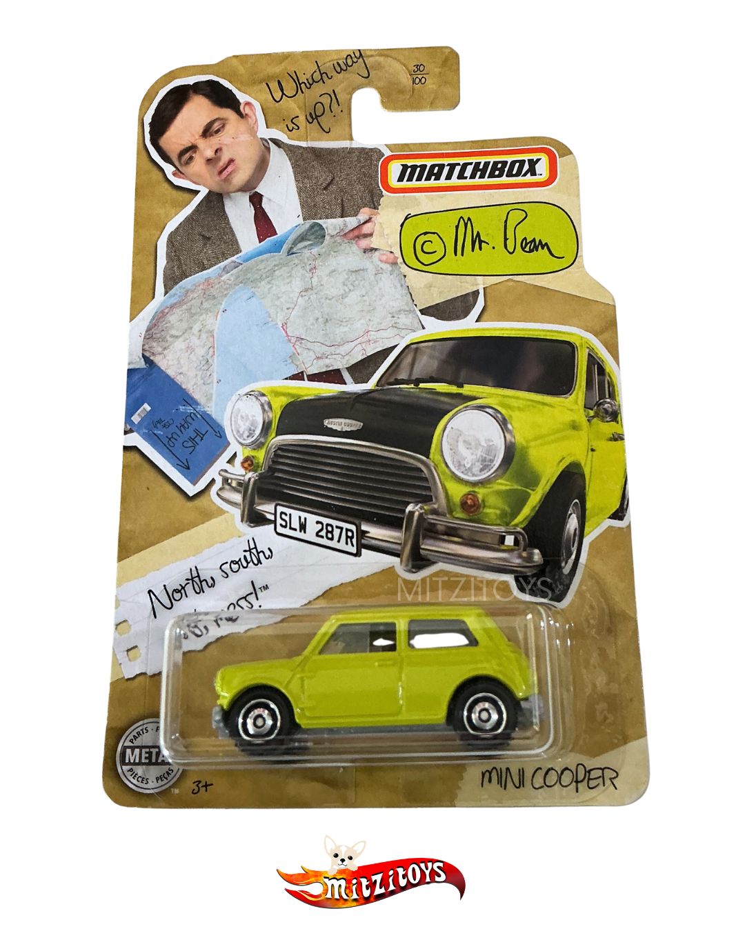 Austin Mini Cooper 30/100 - Mr. Bean - Matchbox Básicos