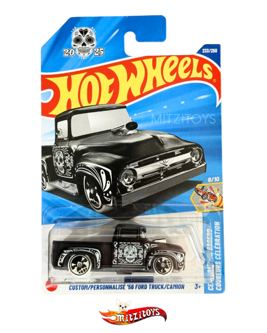 Custom '56 Ford Truck - Hot Wheels Celebration Series (8/10) - Edición Día de Muertos 2025
