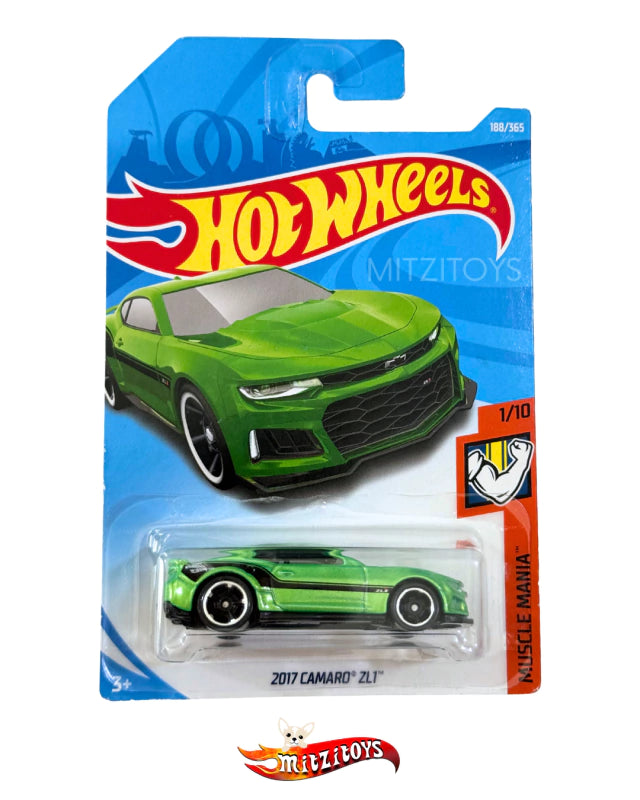 2017 Camaro ZL1 - Hot Wheels Muscle Mania (1/10) - Verde Metálico