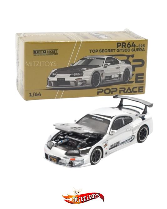 Top Secret GT300 Supra (Silver Chrome), Pop Race