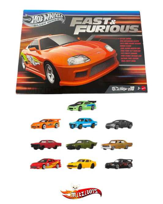 Fast & Furious 10-Pack – Hot Wheels Silver Series