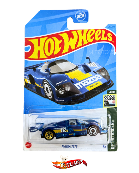 Mazda 787B; Azul; #28/250; Retro Racers (4/10); Hot Wheels Básico