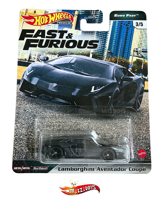 Lamborghini Aventador Coupé 3/5 - Fast & Furious: Euro Fast - Hot Wheels Premium