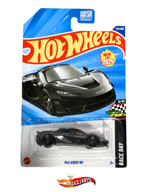 McLaren W1 Gris - Hot Wheels Mainline: Race Day (6/10)