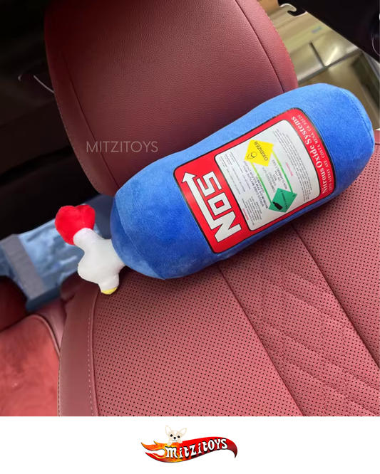 Cojín de Peluche Tanque de NOS Nitrogeno (Varios Colores)