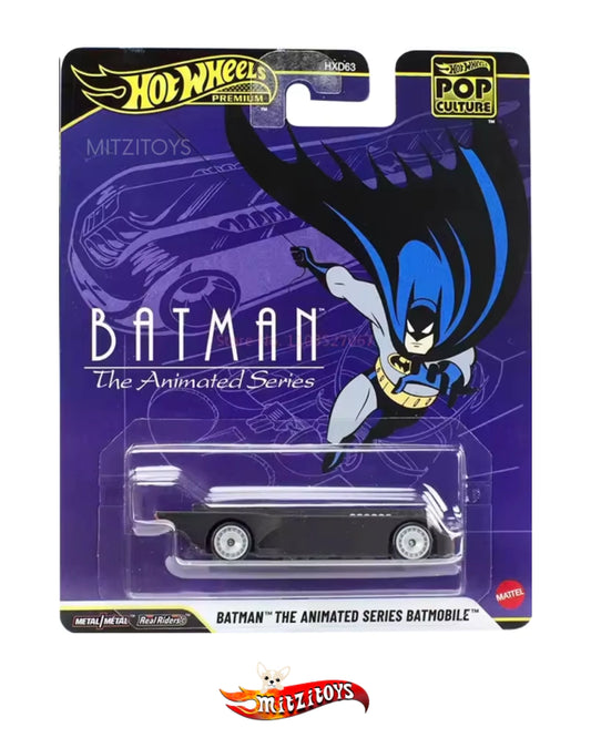 BATMAN: THE ANIMATED SERIES BATMOBILE - HOT WHEELS PREMIUM  POP CULTURE