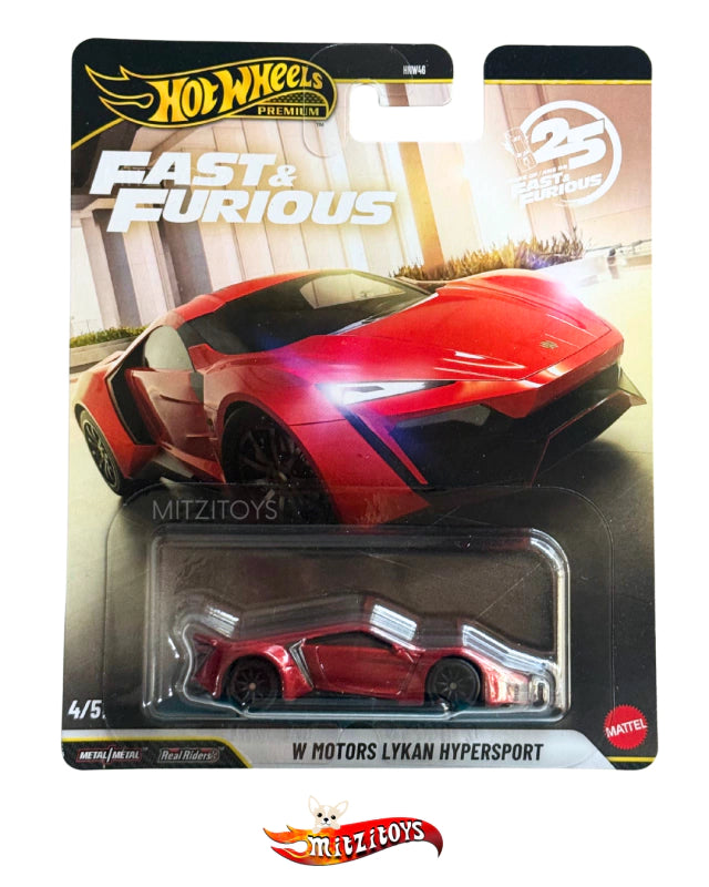 W Motors Lykan Hypersport - Hot Wheels Premium Fast & Furious: Years of Fast (4/5) - Red