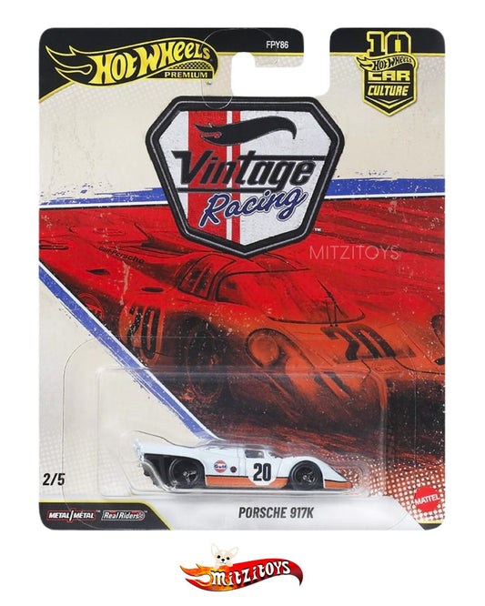 Porsche 917K Gulf Racing #20 - Hot Wheels Premium Car Culture Vintage Racing 2/5