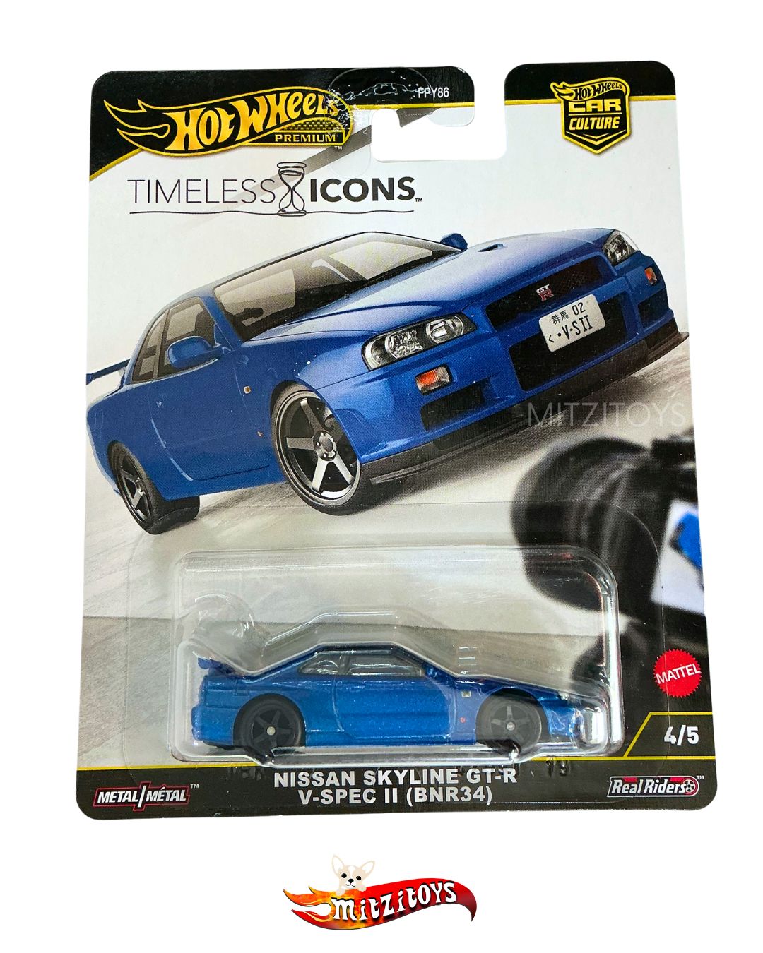 Nissan Skyline GT-R V-Spec II (BNR34) 4/5 - Car Culture: Timeless Icons Premium