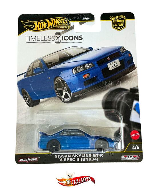 Nissan Skyline GT-R V-Spec II (BNR34) 4/5 - Car Culture: Timeless Icons Premium