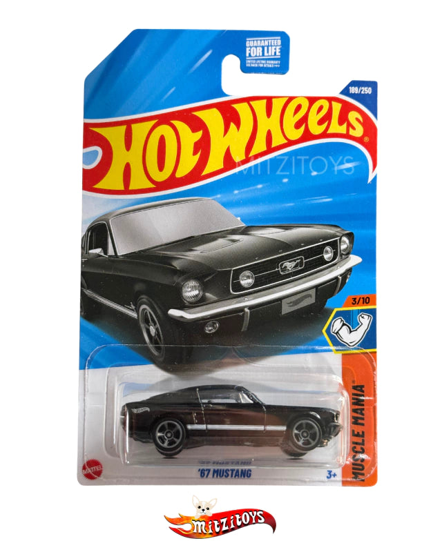 '67 Mustang Negro - Hot Wheels (Muscle Mania)