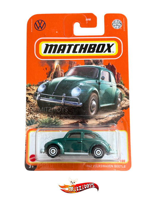 Vocho '62 Volkswagen Beetle Verde (Green) - Matchbox