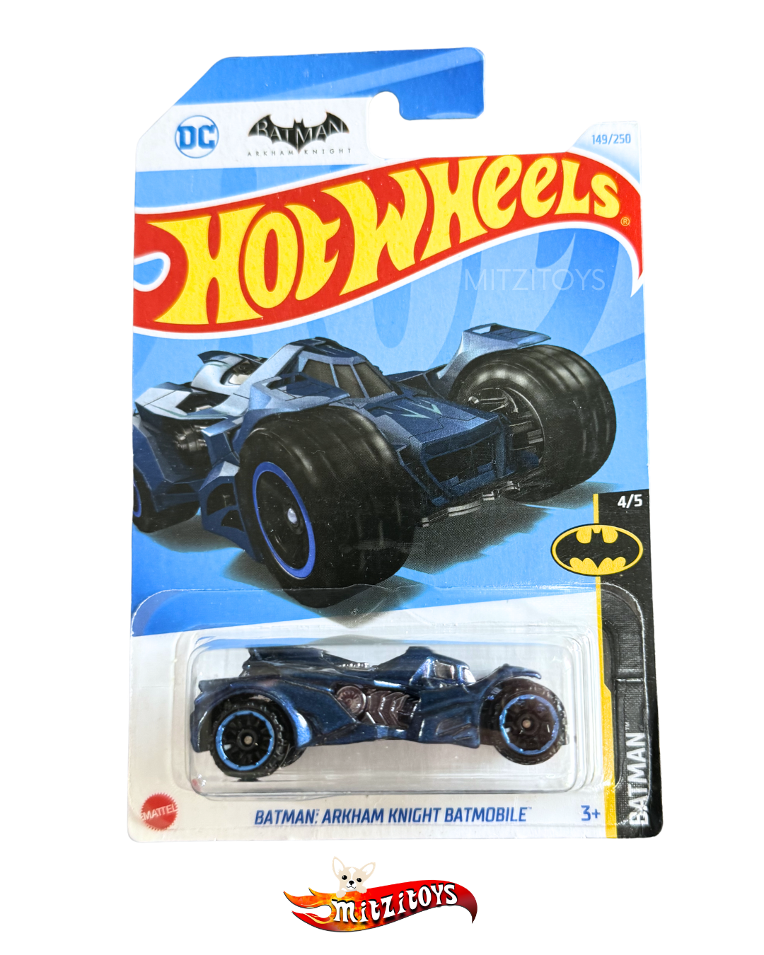 Batman: Arkham Knight Batmobile; Azul; #149/250; Batman (4/5); Hot Wheels Básico