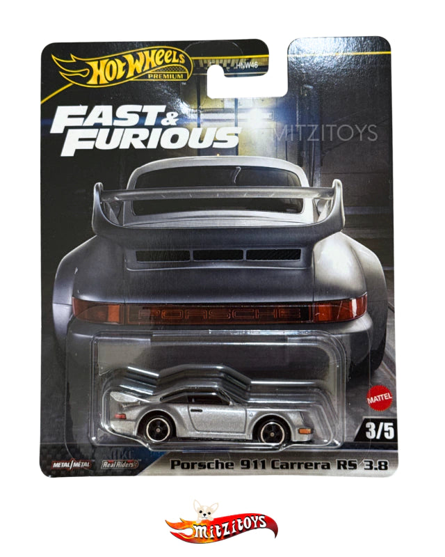 Porsche 911 Carrera RS 3.8 - Hot Wheels Premium Fast & Furious (3/5)