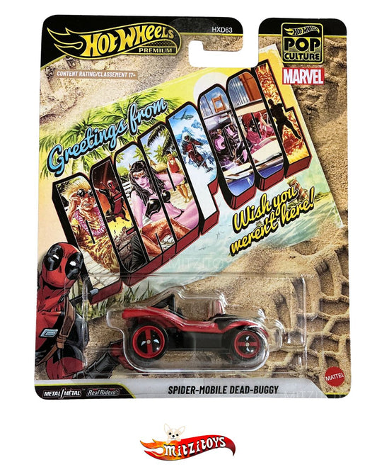 Spider-Mobile Dead-Buggy - Pop Culture: Marvel Deadpool - Hot Wheels Premium