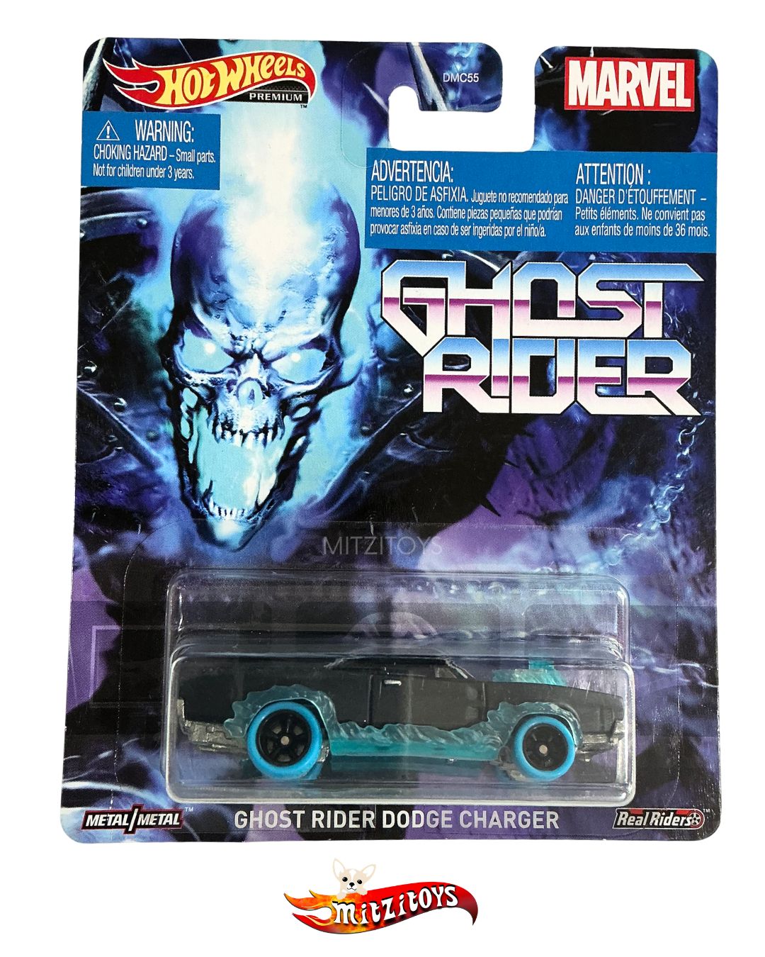 Ghost Rider Dodge Charger - Pop Culture: Marvel - Hot Wheels Premium