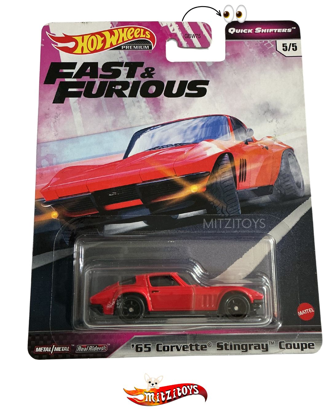 '65 Corvette Stingray Coupé 5/5 - Fast & Furious: Quick Shifters - Hot Wheels Premium