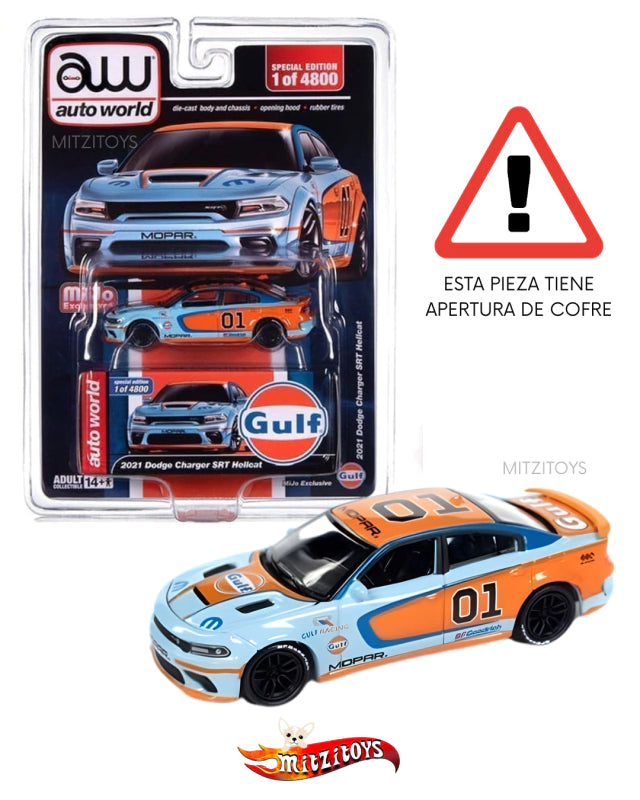 2021 Dodge Charger SRT Hellcat - Auto World - Gulf Oil (Special Edition 1 of 4800)