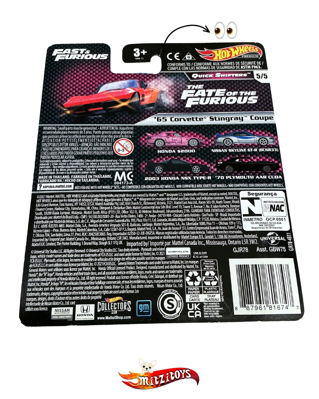 '65 Corvette Stingray Coupé 5/5 - Fast & Furious: Quick Shifters - Hot Wheels Premium