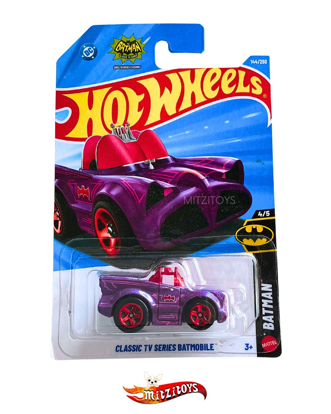 Classic TV Series Batmobile 4/5 - Batman Básico (Tooned)