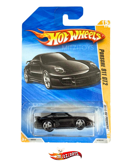 Porsche 911 GT2 - Hot Wheels 2010 HW Premiere (15/52) - Black
