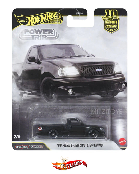 '99 Ford F-150 SVT Lightning Negro - Hot Wheels Premium - Car Culture: Power Trip (2/5)