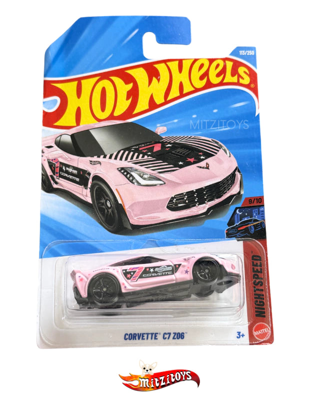 Corvette C7 Z06 Detalle - Hot Wheels Basico