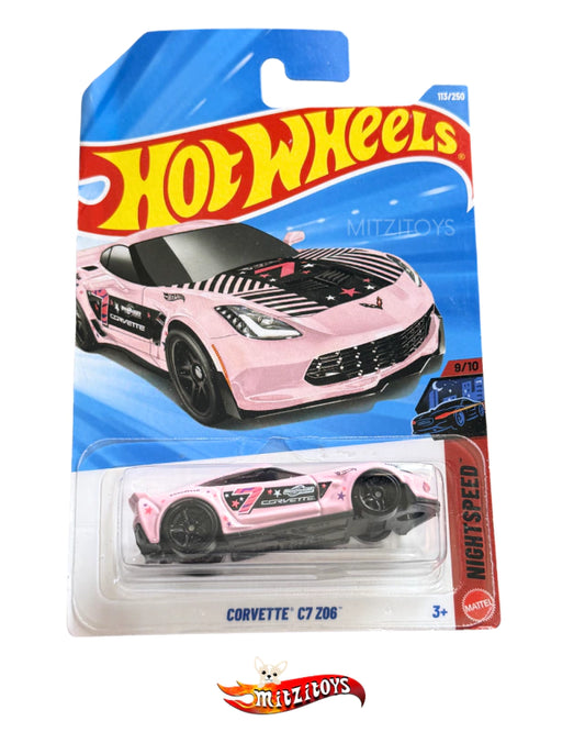 Corvette C7 Z06 Detalle - Hot Wheels Basico