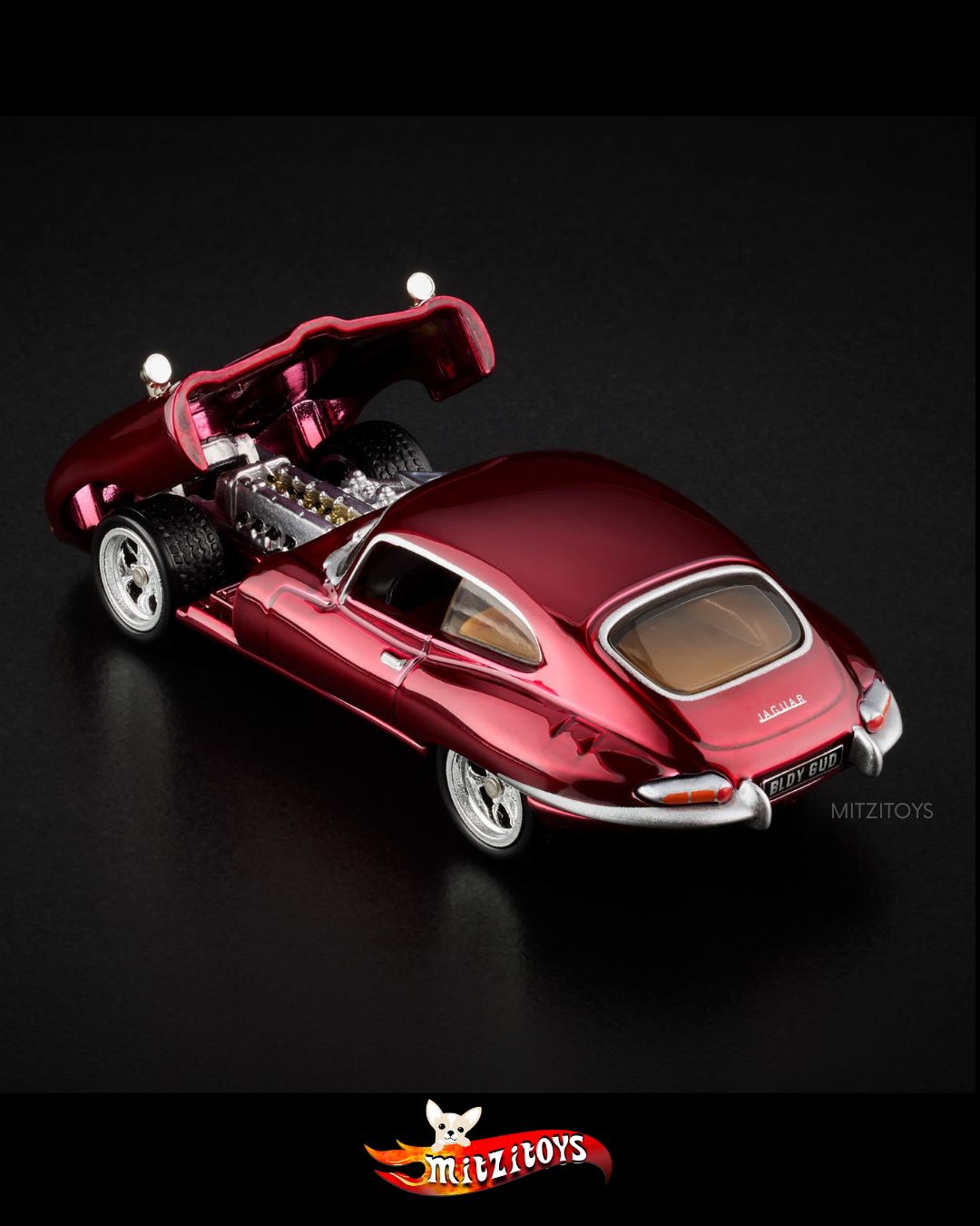 1964 Jaguar E-Type - Red Line Club Exclusive - Hot Wheels RLC 1:64