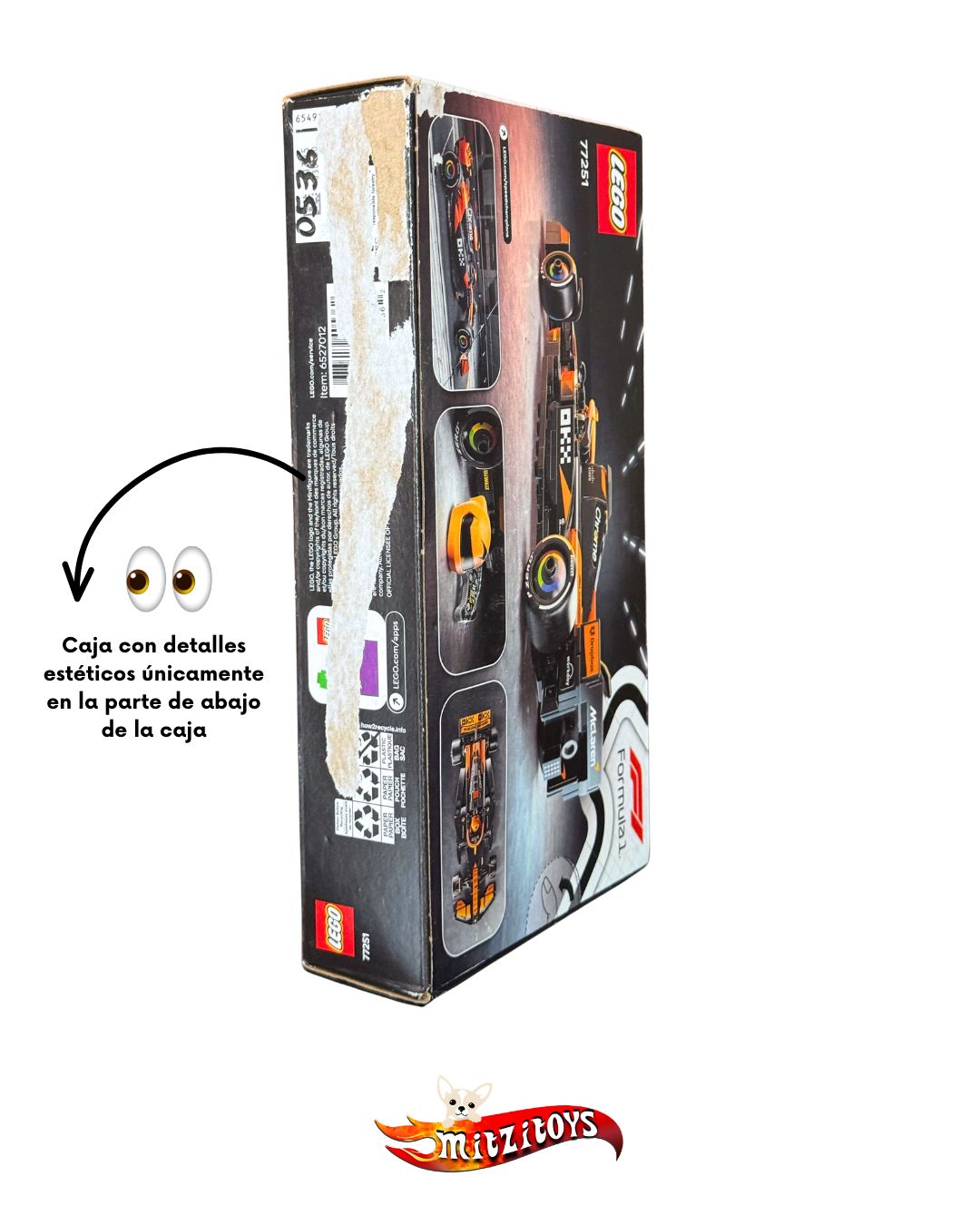 McLaren F1® Team MCL38 Detalle - LEGO Speed Champions - Set de construcción