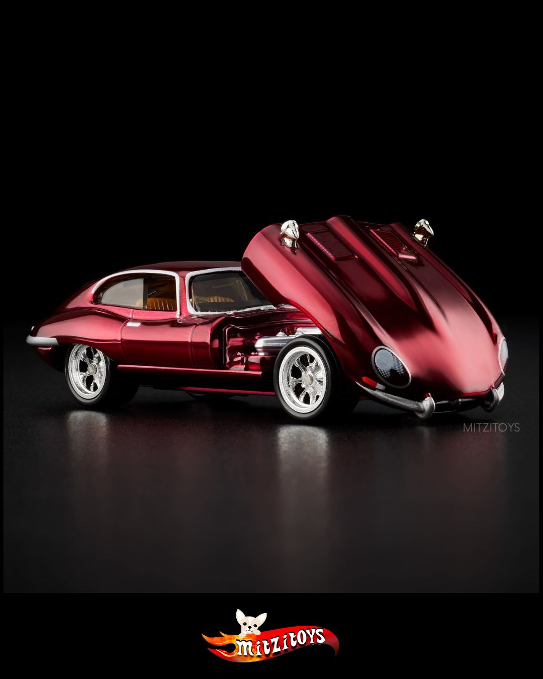 1964 Jaguar E-Type - Red Line Club Exclusive - Hot Wheels RLC 1:64