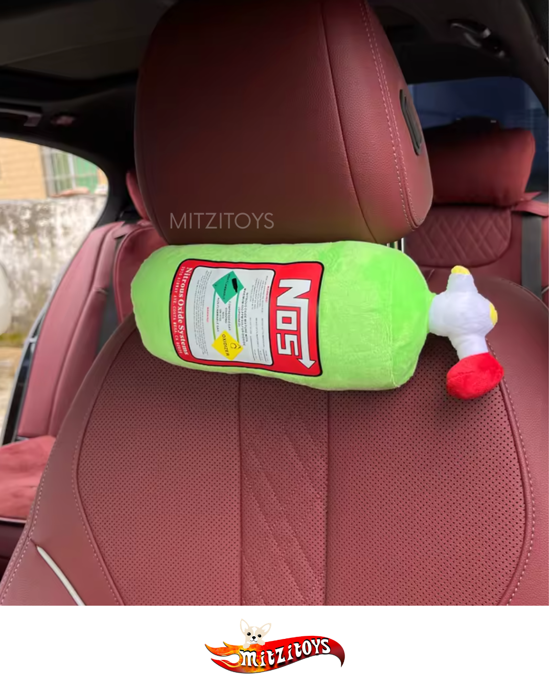 Cojín de Peluche Tanque de NOS Nitrogeno (Varios Colores)