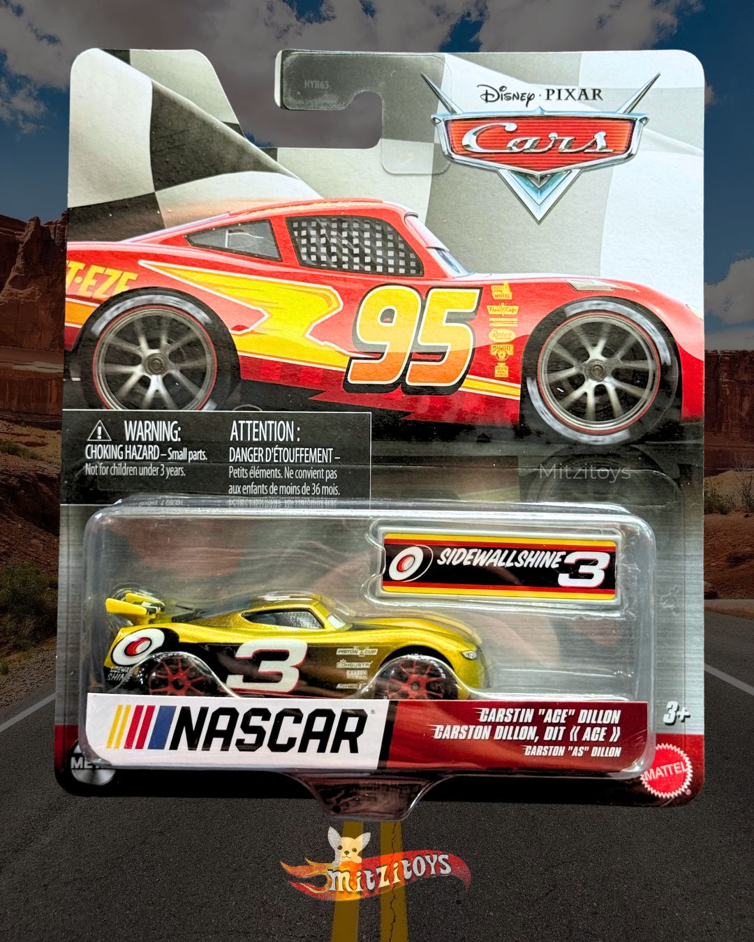 Carstin "Ace" Dillon (NASCAR) - Disney Pixar Cars - Mattel