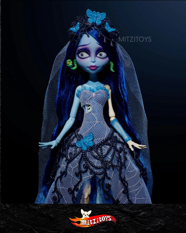 Monster High Skullector Series – Tim Burton’s Corpse Bride Emily Doll 🦋✨