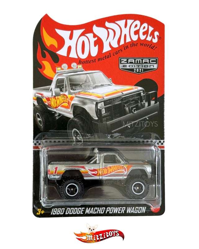 1980 Dodge Macho Power Wagon - Hot Wheels ZAMAC Edition 2021