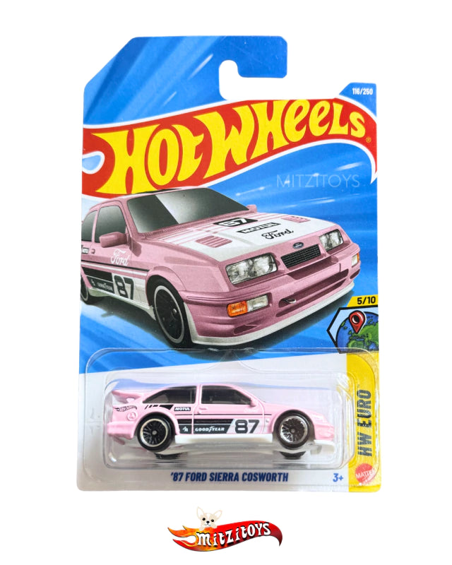 '87 Ford Sierra Cosworth Pink - Hot Wheels Basico
