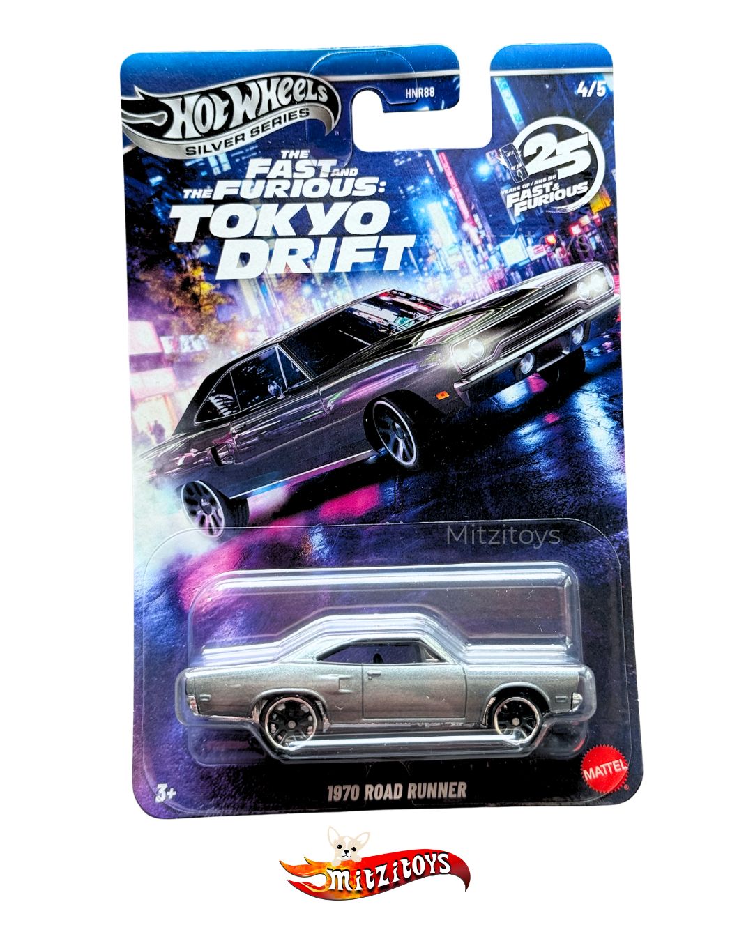 1970 Road Runner (4/5) - The Fast and The Furious: Tokyo Drift - Hot Wheels Silver Series