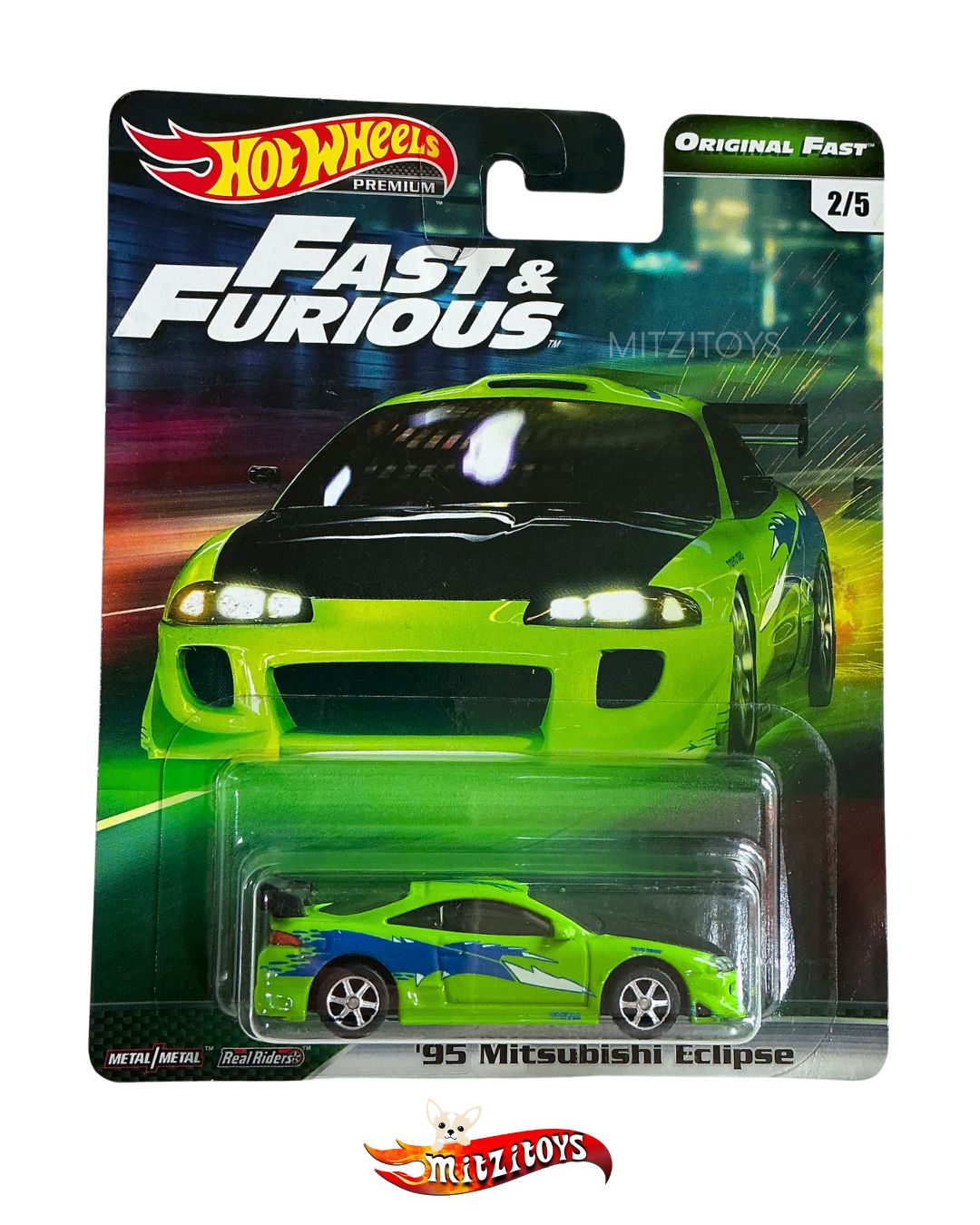 '95 Mitsubishi Eclipse 2/5 - Fast & Furious: Original Fast Premium (Primera Edición)
