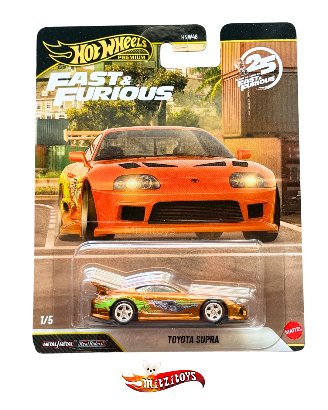Toyota Supra Chase (1/5) - Fast & Furious - Hot Wheels Premium 